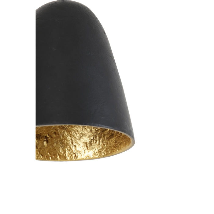 Light & Living Hanglamp Sumeri - Zwart|Goud - Ø18cm
