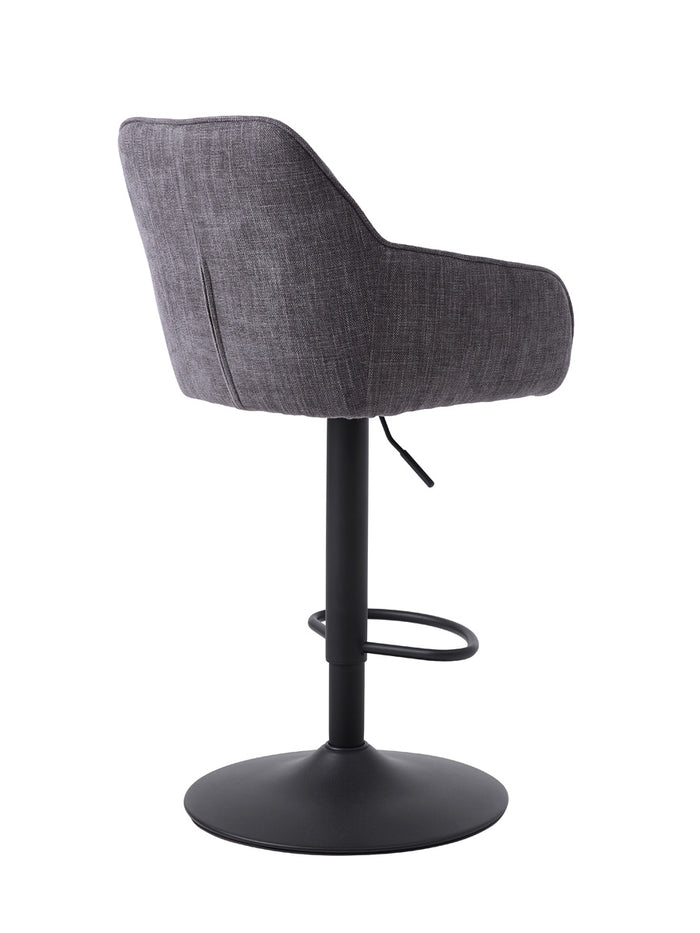 Giga Living - Barstoel Antraciet - Verstelbaar - Avola - Set van 2