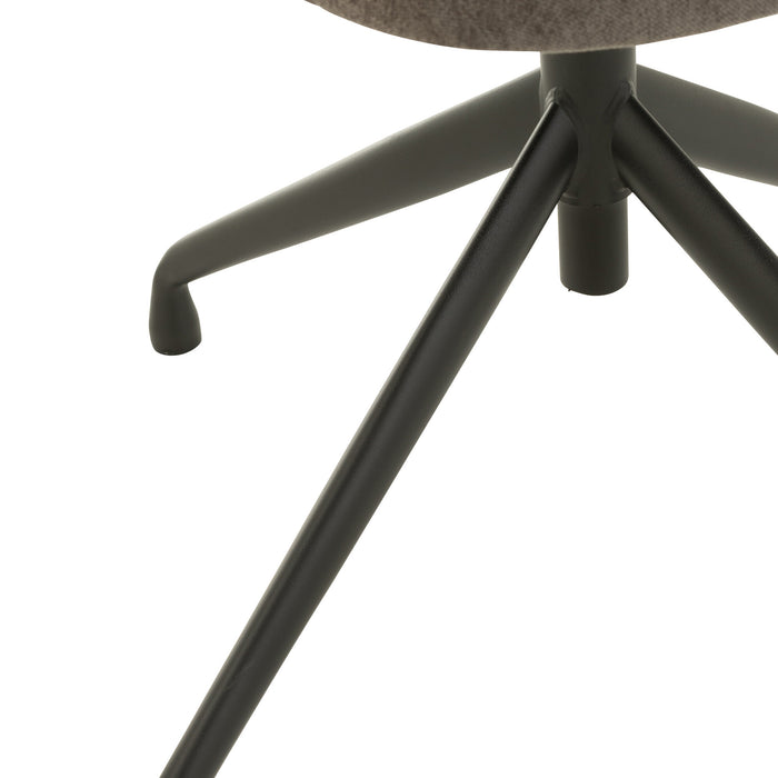 J-Line stoel Turn|Up|Down - textiel - donkergrijs