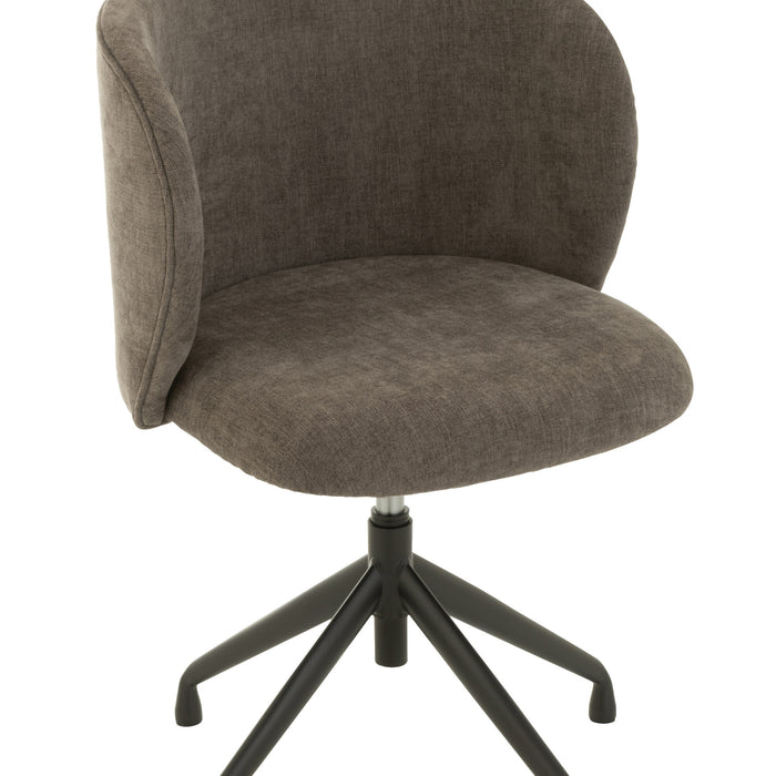 J-Line stoel Turn|Up|Down - textiel - donkergrijs