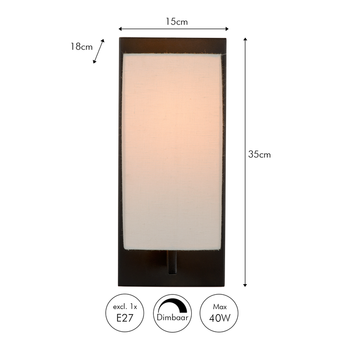 Atmooz Wandlamp Tommaso - Industriele Muurverlichting