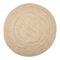 Mrcarpet Rond wollen vloerkleed labyrint beige|ivoor gemeleerd 240cm