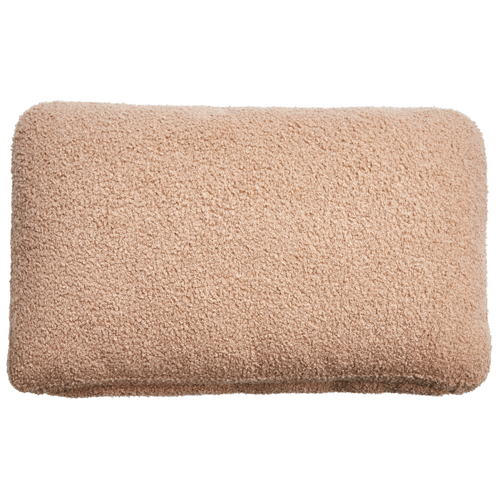 Beliani - EWRON - Chaise longue - Zandbeige - Rechtszijdig - Bouclé