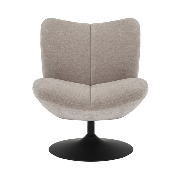 Bronx71 Draaifauteuil Lise chenille taupe