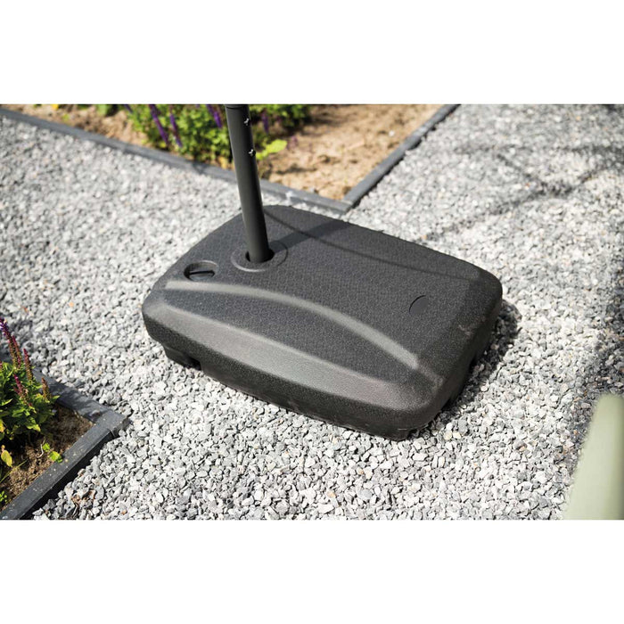 Garden Impressions Corfu parasol 250x250 - donker grijs - taupe