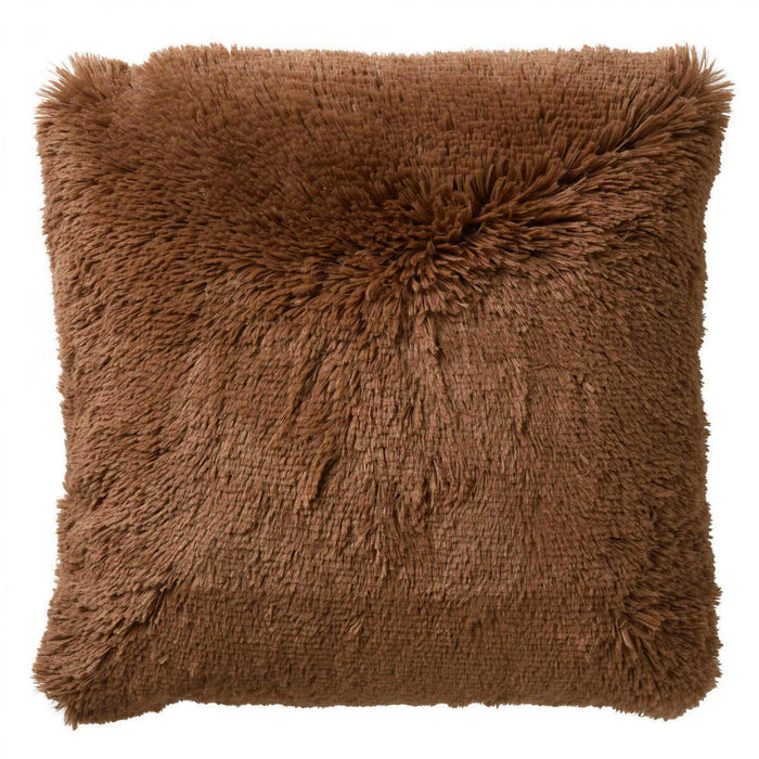 Dutch Decor kussenhoes FLUFFY - 45x45 cm Tobacco Brown
