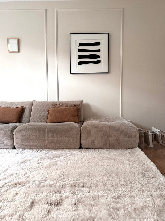 Hoogpolig vloerkleed Furr beige - Interieur05 - 290 x 200 cm