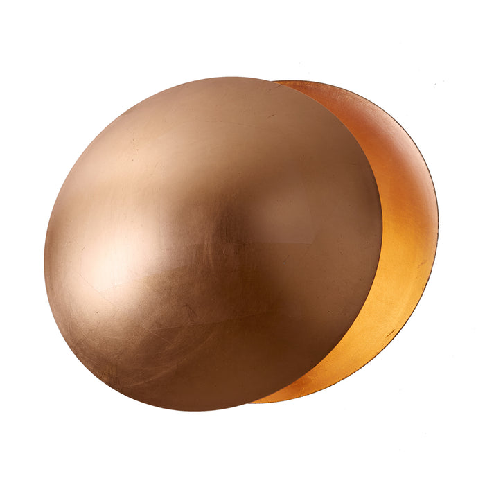 QAZQA Moderne wandlamp koper 34.5cm 2-lichts - Sunrise