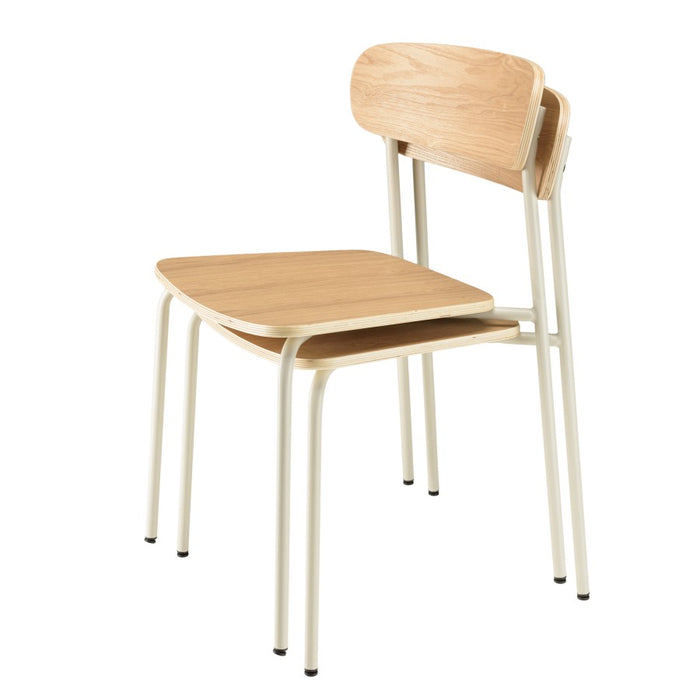 Macabane Set van 2 eetkamerstoelen Tom