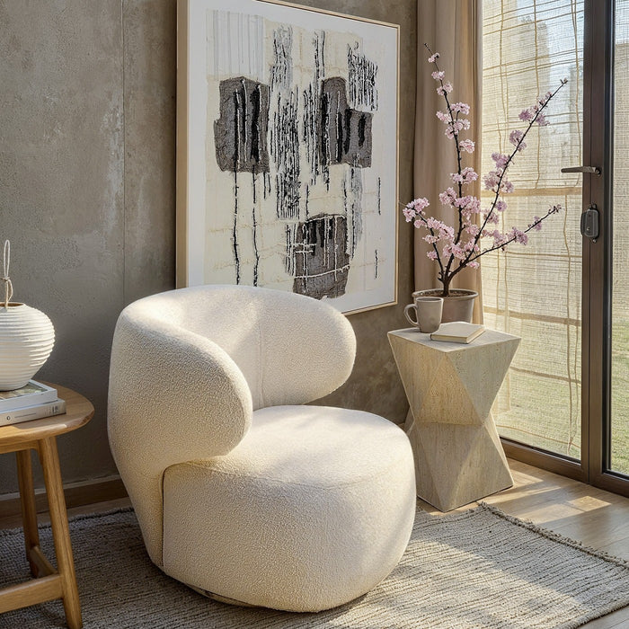 Schilderij Cucito 123x123cm Kare Design