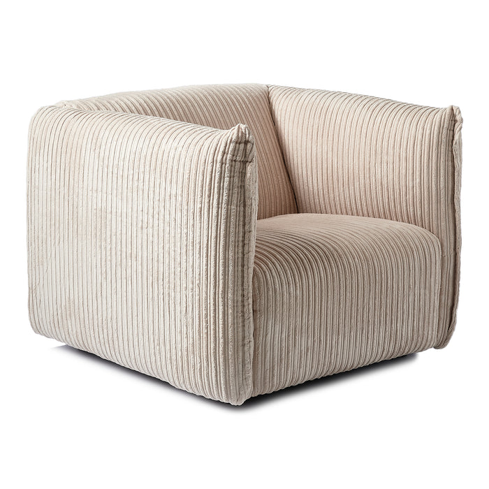 by fonQ Ribbon Fauteuil - Crème - Rib