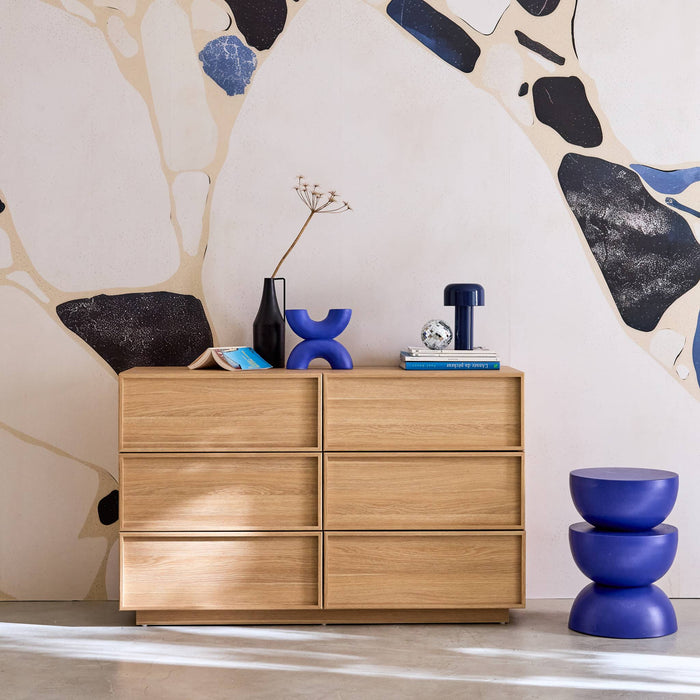 sweeek - Opbergkast houtlook 6 laden