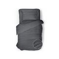 Eleganzzz Dekbedovertrek Micropercal Serenity Flow - dark grey