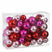 Mica Decorations Kerstslinger Garland - 180x15x15 cm - Gerecycled Polystyreen - Roze
