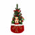 Mica Decorations Kerstversiering X-mas Tree - 28x28x60 cm - Polyester - Rood