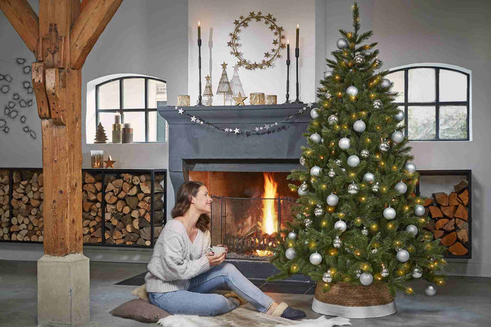 Triumph Tree Kunstkerstboom Bristlecone Fir - 191x191x305 cm - PVC - Groen