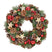SVJ Kerstkrans Baldecoratie - 34x34x9 cm - Hout - Multi