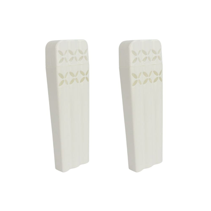 Orange85 Luchtbevochtiger Radiator Kunststof Wit 2 stuks