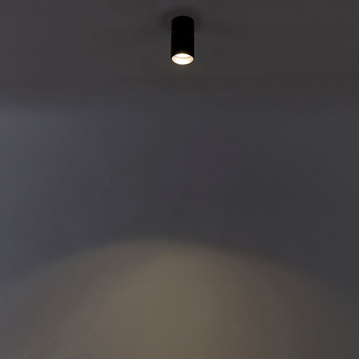 QAZQA Smart moderne spot zwart incl. WiFi GU10 - Tuba