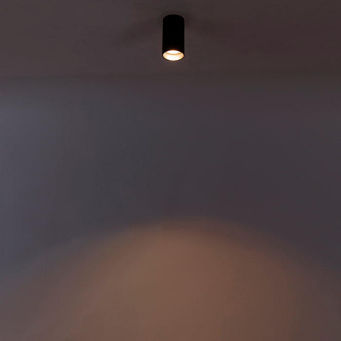 QAZQA Smart moderne spot zwart incl. WiFi GU10 - Tuba