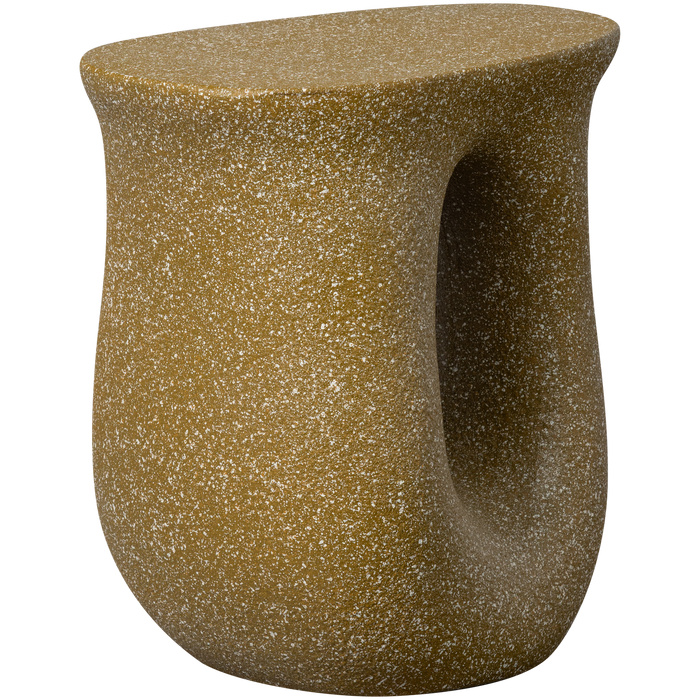 WOOOD Mason Bijzettafel Met Spikkels - Magnesium - Groen - 45x42x33