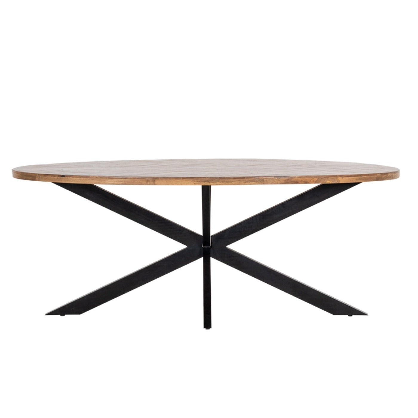 Giga Meubel - Eettafel Max Ovaal Visgraat 160cm