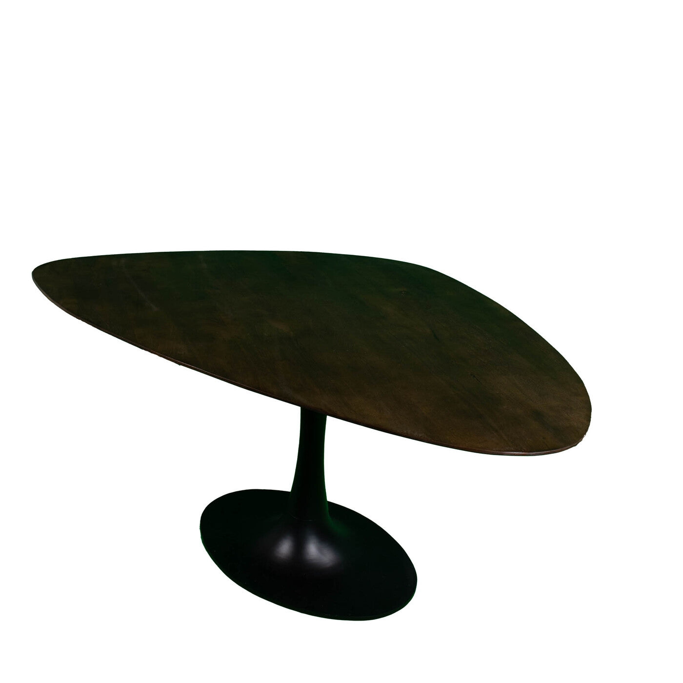 Giga Meubel - Eettafel Kiezel - Bruin 160cm - O-Poot - Tafel Owen
