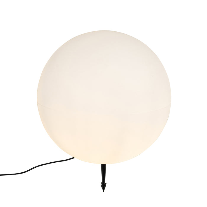 QAZQA Smart buitenlamp wit 56 cm incl. Wifi A60 IP65 - Nura