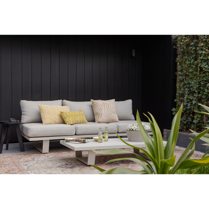 WOOOD Bear 3-Zits Tuinbank - Aluminium - Zand - All Weather -80x210x87