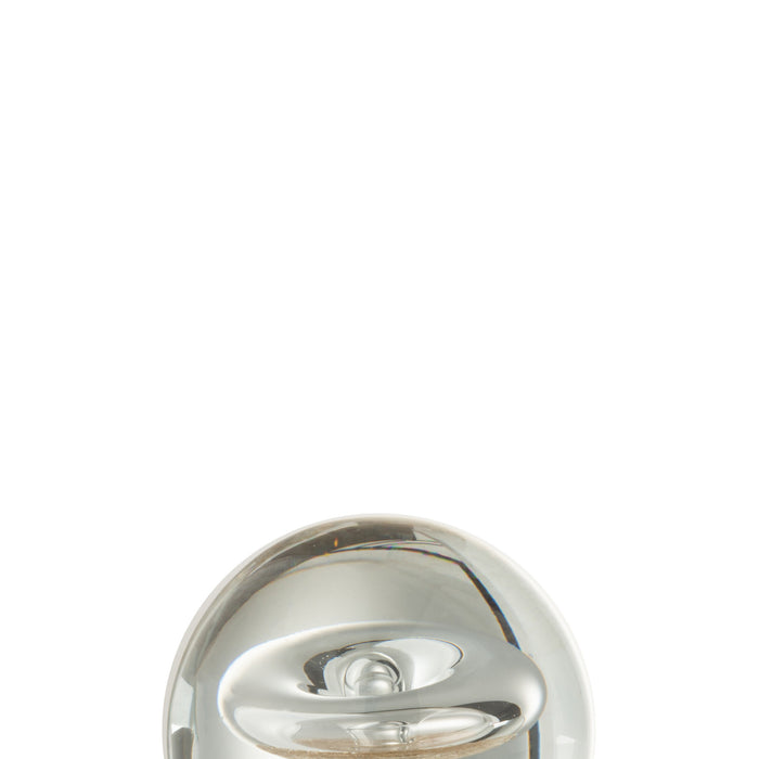 J-Line presse-papier Ring - glas - goud - small