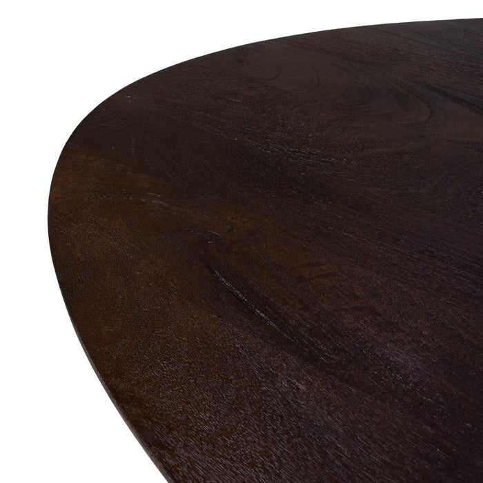 Giga Meubel - Eettafel Kiezel - Bruin 200cm - Matrix-Poot - Tafel Owen