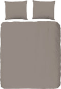 Hip Dekbedovertrek Katoen Satijn Uni - clay