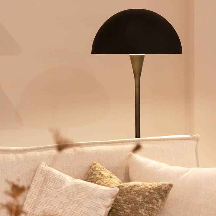 Atmooz Vloerlamp Taluha - Zwart en Goud - Metaal - 140 cm