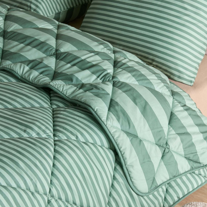 Ambiante Wasbaar Dekbed 140 x 200 cm - Ohana Green