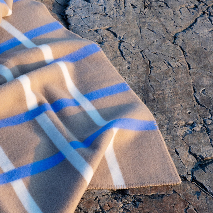 Røros Tweed Knut Plaid - Taupe