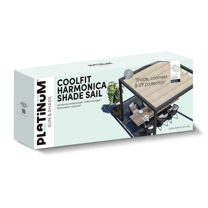 Platinum harmonicadoek Coolfit L500 x B200 cm - Antraciete