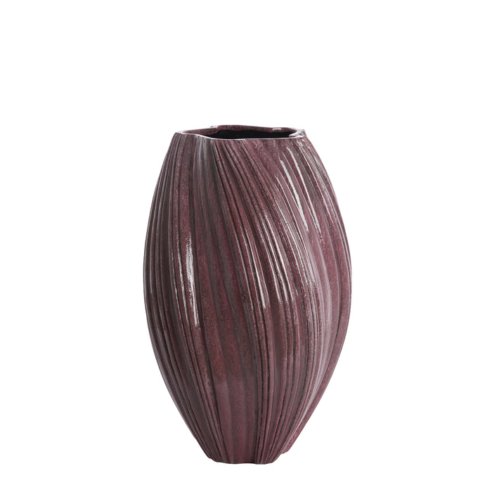 Light & Living Light&living Vaas deco Ø52x81 cm YATUNG glans aubergine