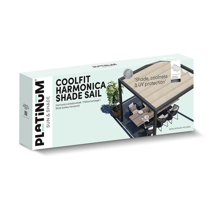 Platinum harmonicadoek Coolfit L300 x B200 cm - Ecru witte