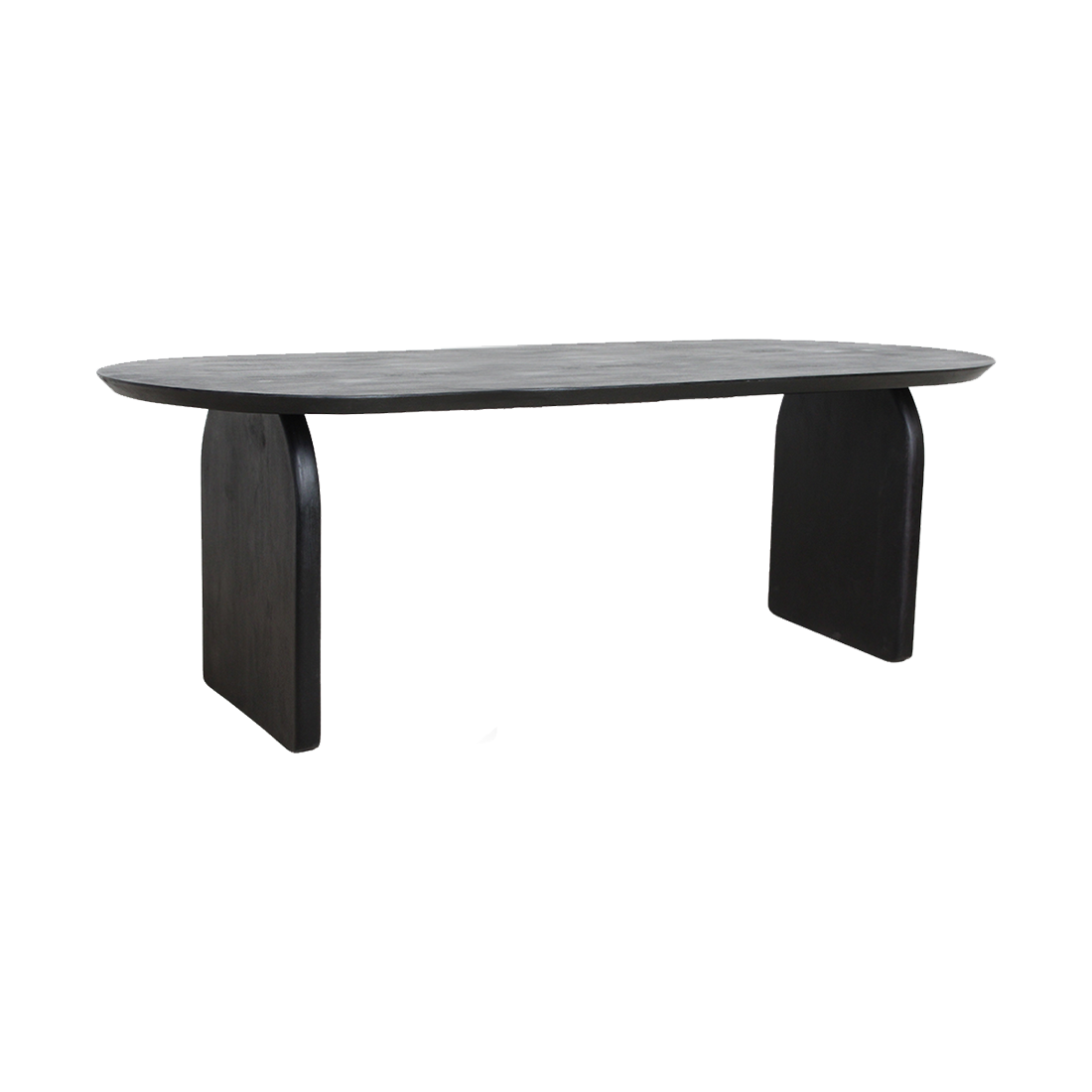 Raw Materials Bullnose eettafel gesloten zwart - 200 cm