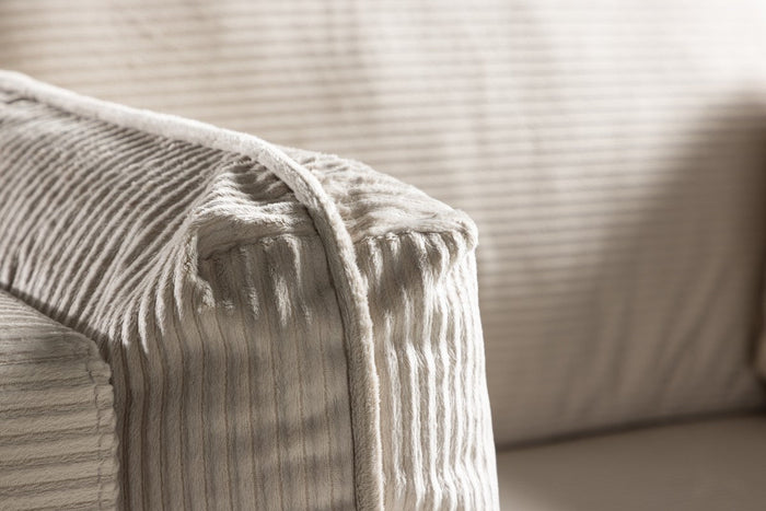 Renzo Fauteuil - Beige Ribstof