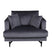 Matis Fauteuil - Grijs Velours