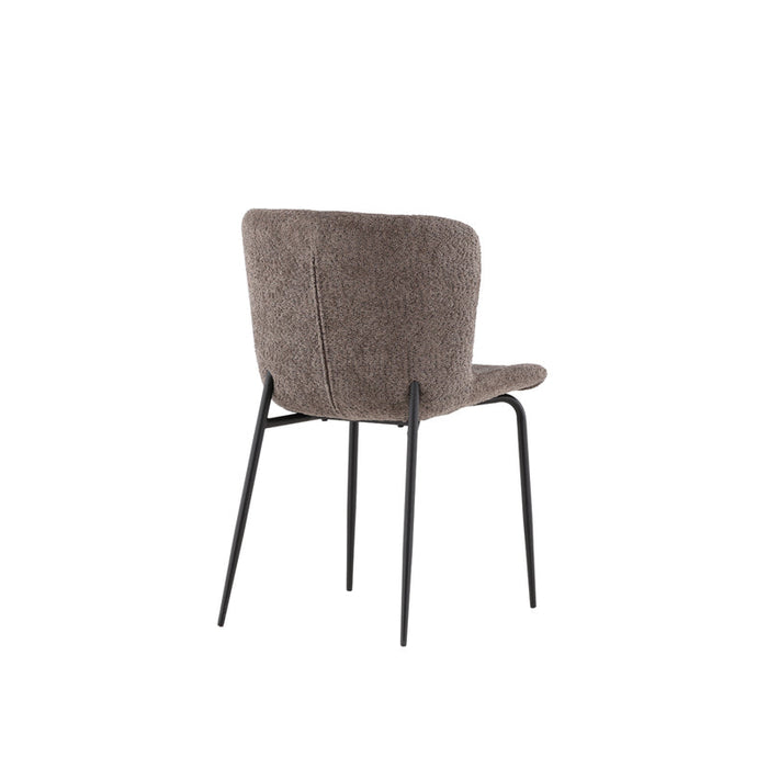 Rebellenclub Eetkamerstoel Drammen - Donkergrijs - Set van 2