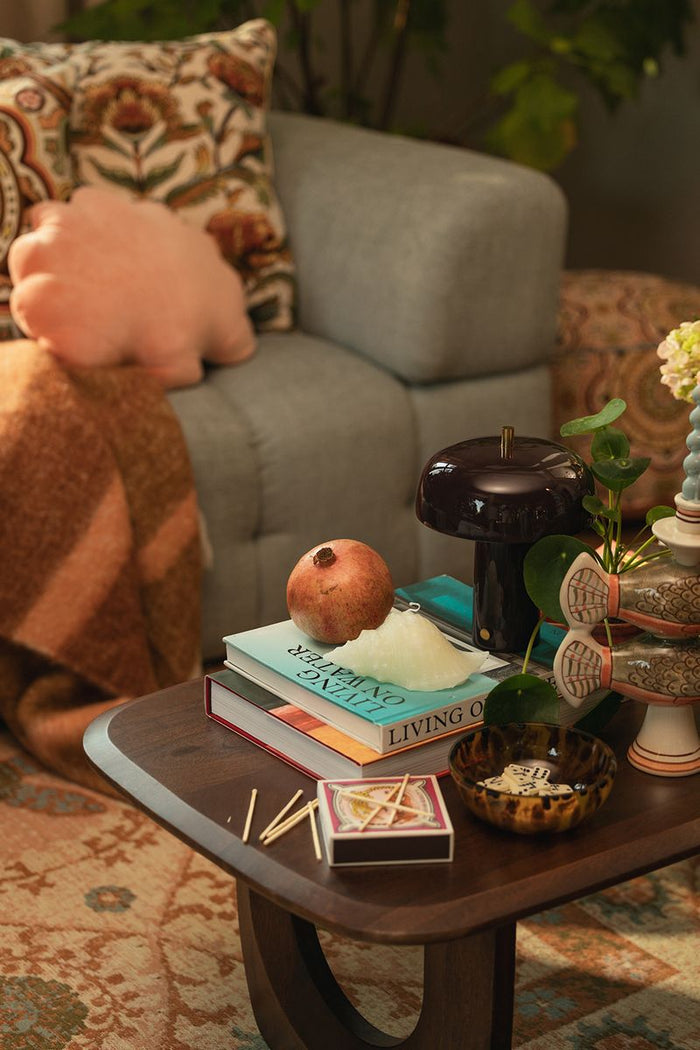 Sissy-Boy Donkerpaarse cupola tafellamp small