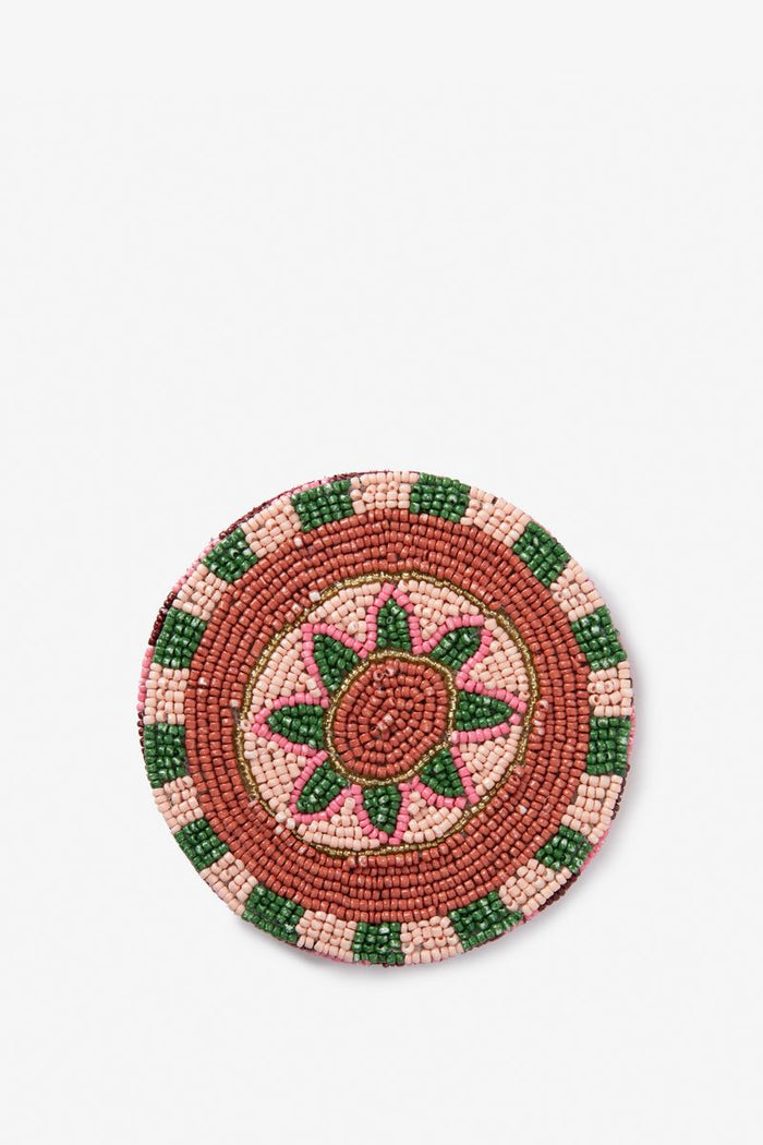 Sissy-Boy Multicolour onderzetters love met kralen-4st.