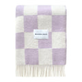 Maison Deux Checkerboard Plaid - Lila / Wit