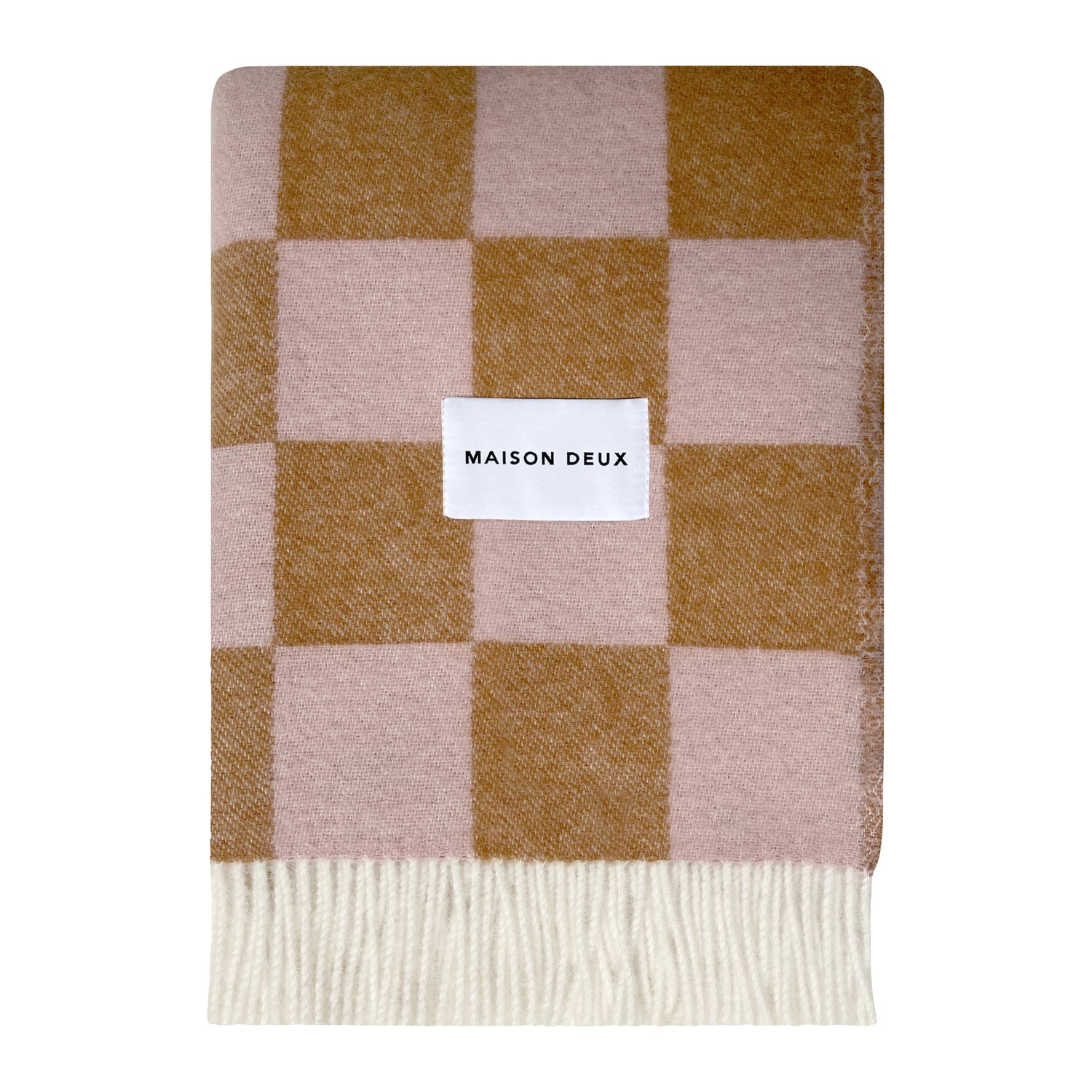 Maison Deux Checkerboard Plaid - Terra / Roze