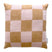 Maison Deux Checkerboard Kussenhoes - Terra / Roze
