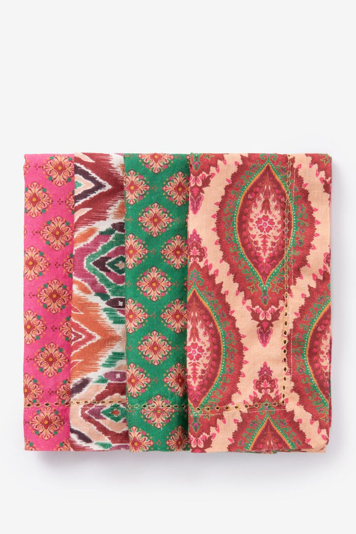 Sissy-Boy Set van 4 servetten met kerst print-4st.