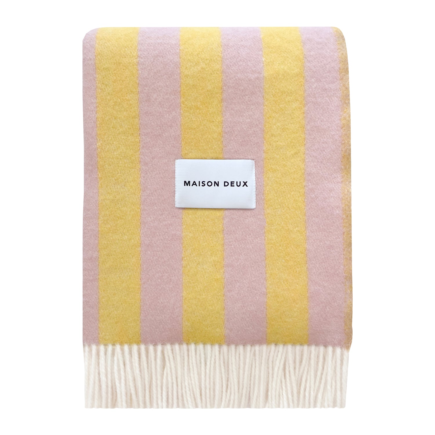 Maison Deux Candy Wrap Plaid - Roze / Geel