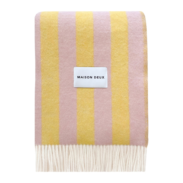 Maison Deux Candy Wrap Plaid - Roze / Geel